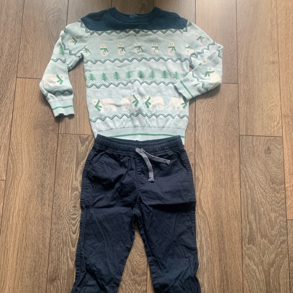 Andy & Evan Navy Blue Kids Joggers